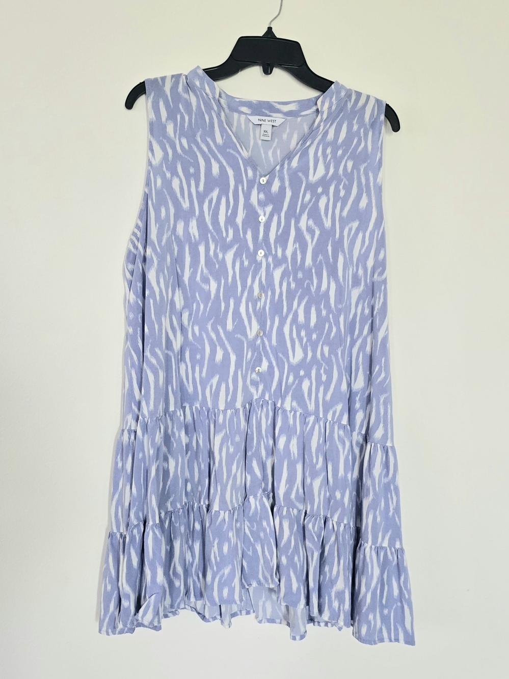 Nine West Lilac and White Printed Dress